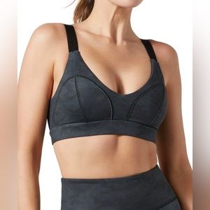 Lilybod Rivaa Yoga Sports Bra, Black / Grey, size XS